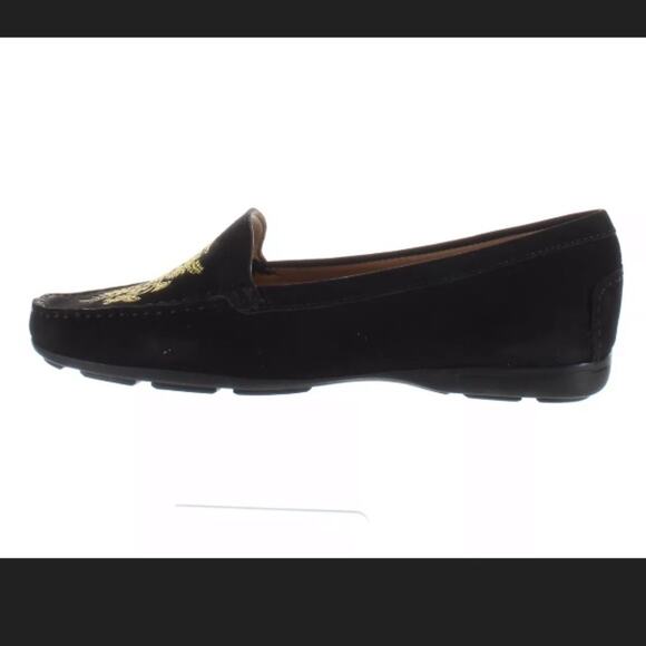 Drivers Club USA Nashville Black Nobuck Loafers - Picture 2 of 7